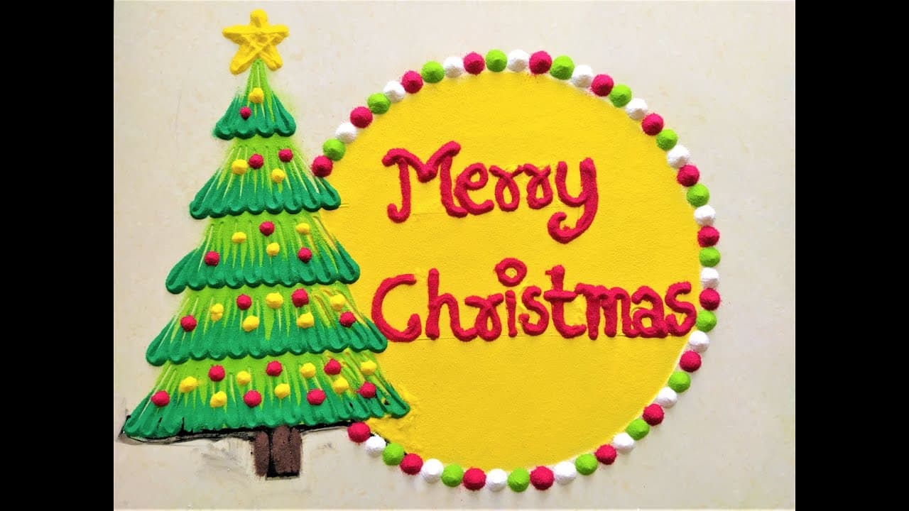 Christmas Rangoli Design : इस क्रिसमस आप भी बना सकते है ये 5 लेटेस्ट रंगोली डीजाइन