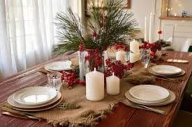 Christmas Table Setting Ideas