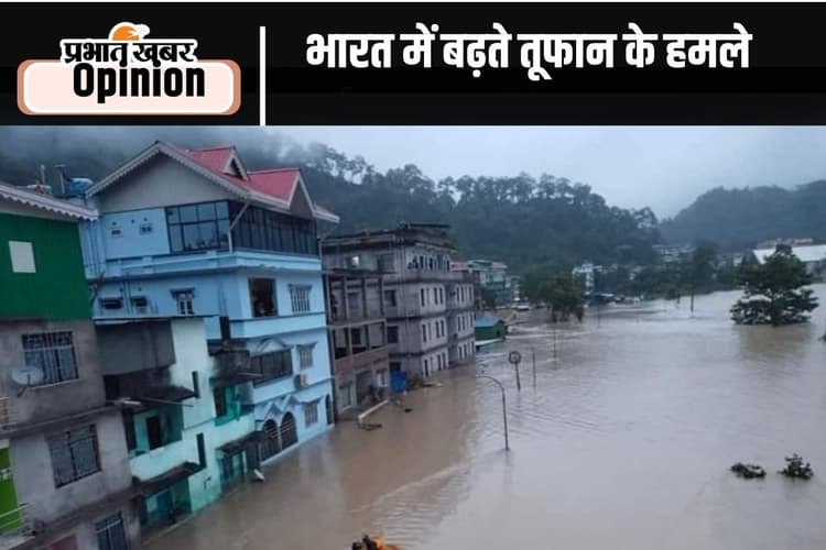 जलवायु परिवर्तन से भारत में बढ़ते तूफान के हमले