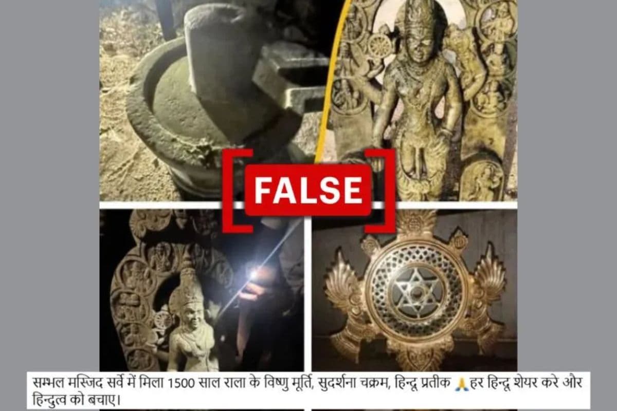 Fact Check: संभल की जामा मस्जिद के सर्वे में मिलीं मूर्तियां, जानें क्या है सच?