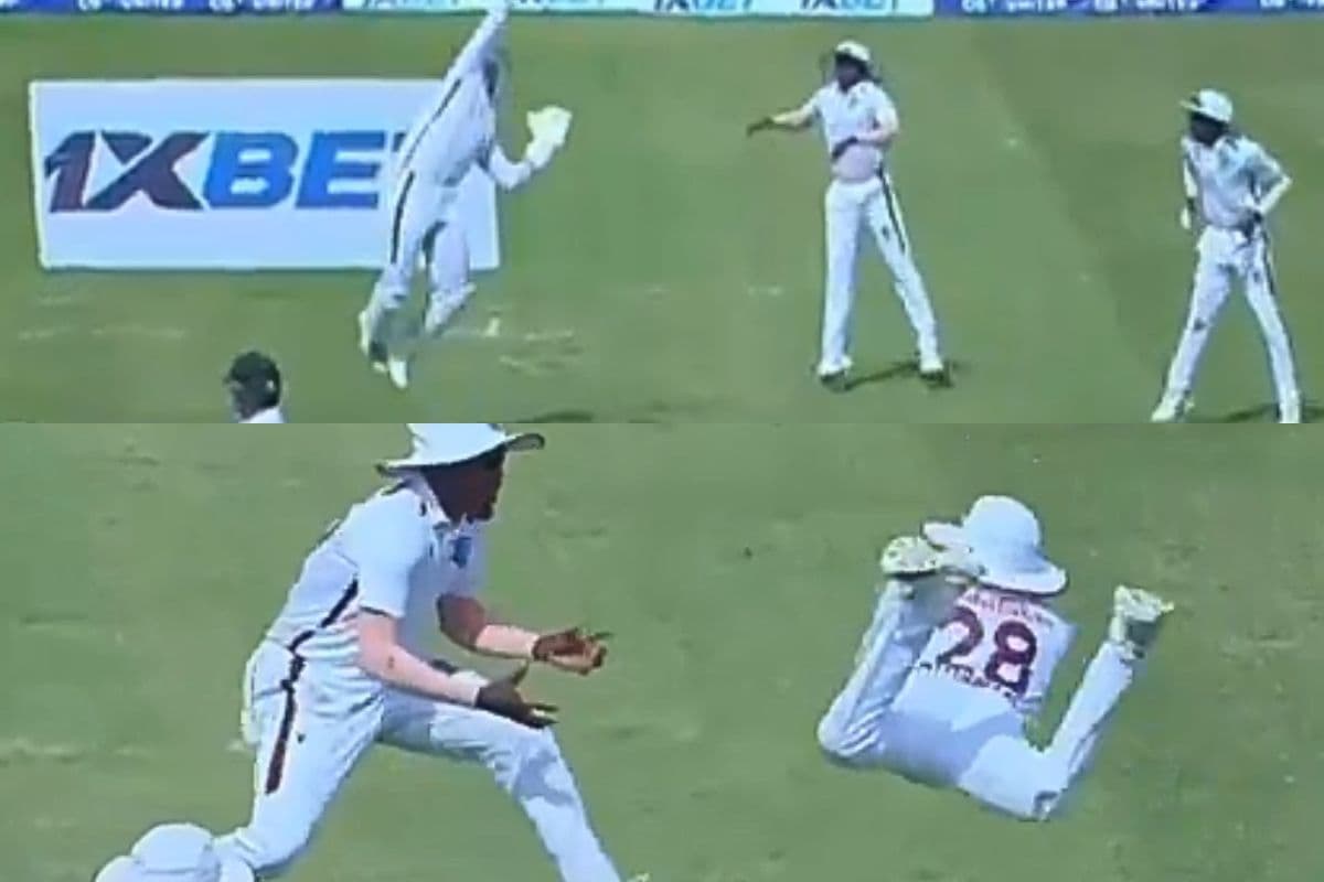 ये खिलाड़ी नहीं बाज हैं! कीपर से छूटी गेंद तो स्लिप से उड़ा फील्डर, देखें वीडियो