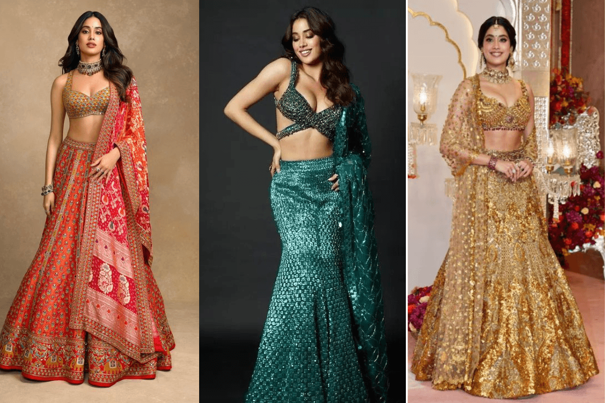 Janhvi Kapoor Traditional Outfit of the year: जाह्नवी कपूर के ट्रेडिशनल आउटफिट सालभर छाए रहे, देखें उनकी शानदार लहंगा डिजाइन्स