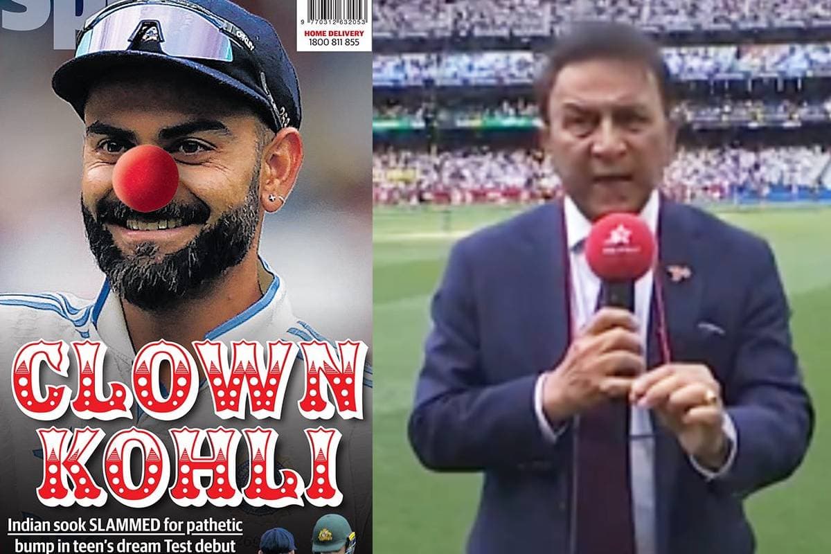 Virat Kohli and Sunil Gavaskar