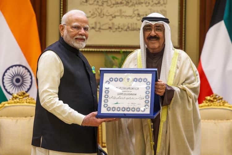 PM Modi Kuwait VIsit: पीएम मोदी को मिला कुवैत का सर्वोच्च नागरिक सम्मान, 'द ऑर्डर ऑफ मुबारक द ग्रेट'