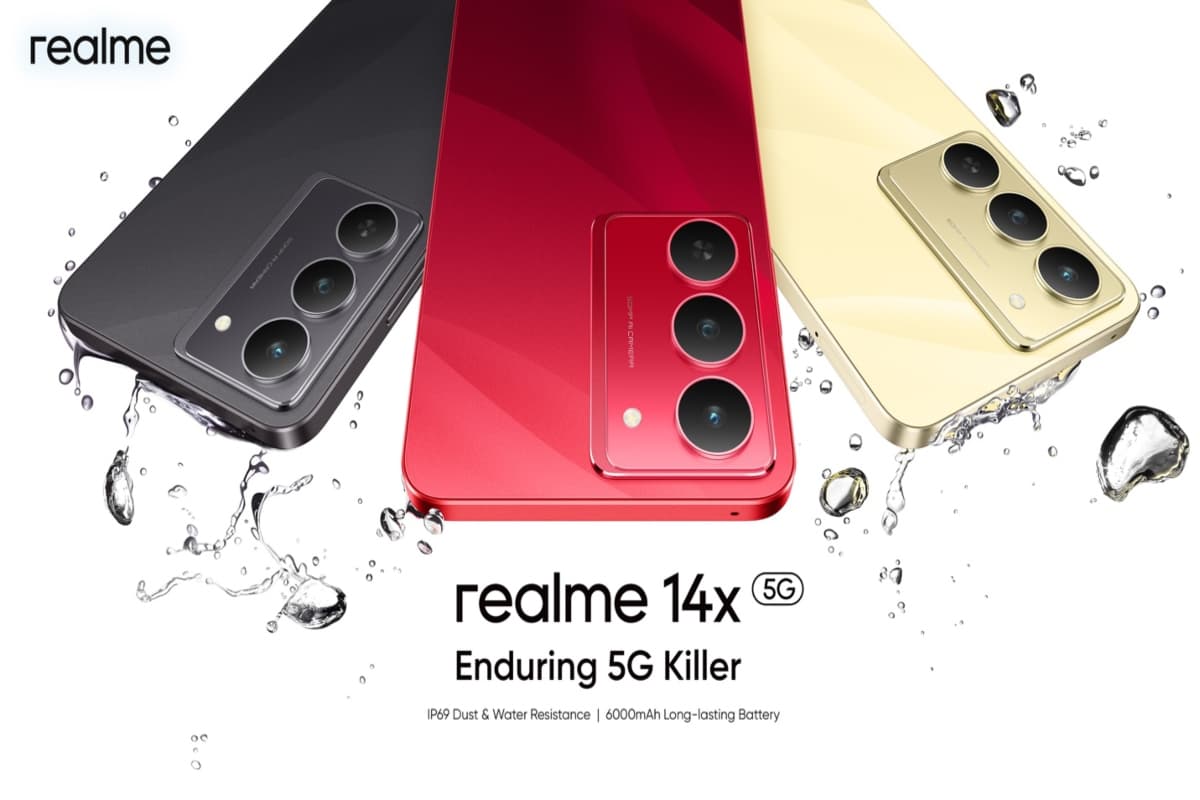 Realme 14x: आज लॉन्च होगा सबसे सस्ता वॉटरप्रूफ स्मार्टफोन, ऐसी होंगी खूबियां