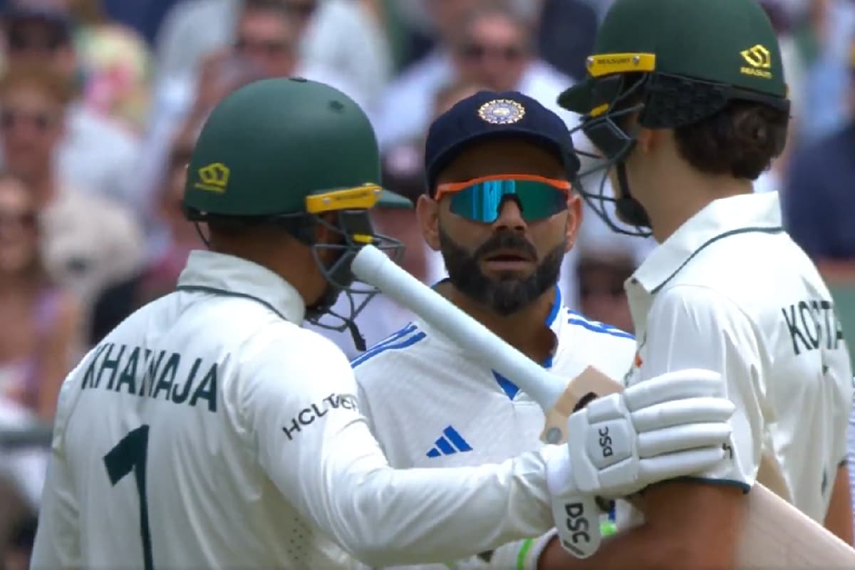 डेब्यू मैच में ही विराट कोहली से भिड़ गए कोंस्टस, मैदान पर हुई गर्मागर्म बहस, देखें वीडियो