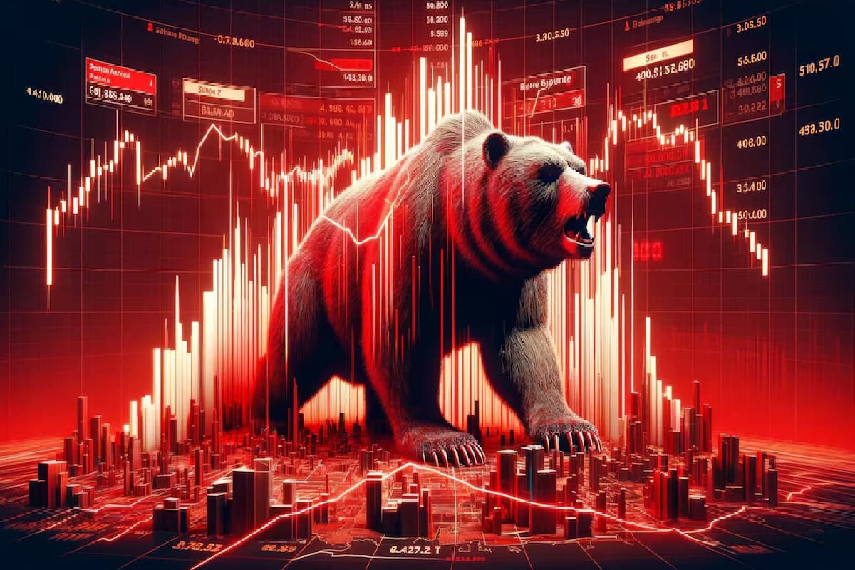 नए साल के तीसरे दिन शेयर बाजार धराशायी, सेंसेक्स ने लगाया 720.60 अंकों का गोता