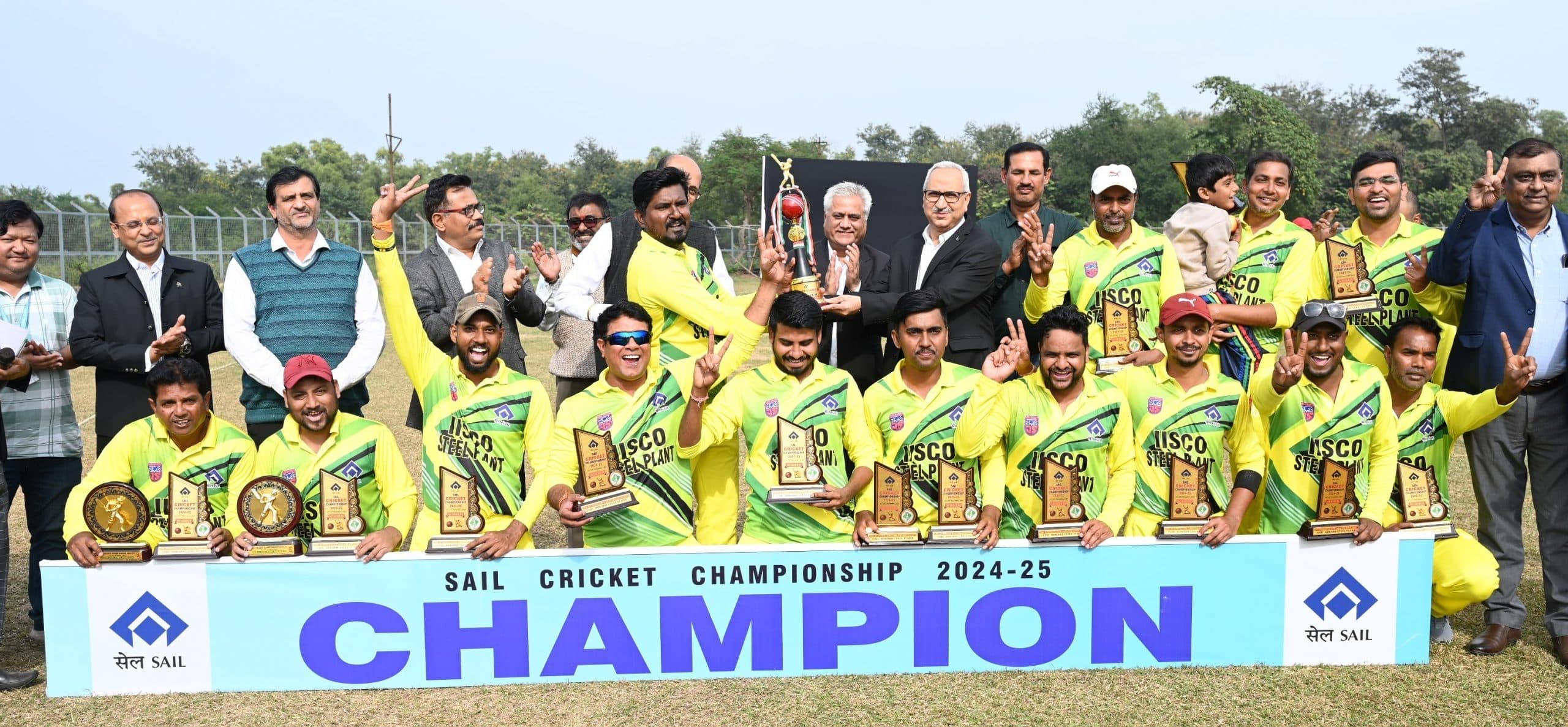 BOKARO NEWS: राउरकेला स्टील प्लांट को हराकर आइएसपी बर्नपुर बना चैंपियन