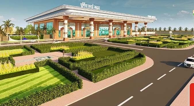 एयरपोर्ट के लिए गोआसी से चूनापुर तक फोरलेन सड़क निर्माण शीघ्र