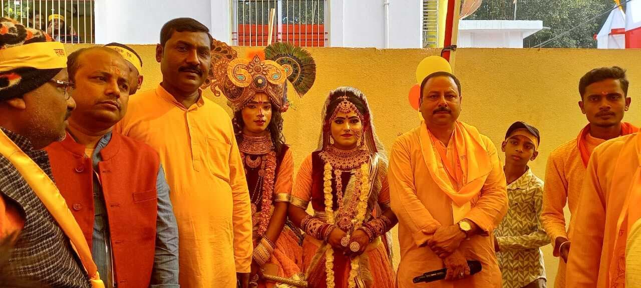 साई चाकर समिति ने निकाली सांई बाबा की पवित्र पालकी शोभा यात्रा