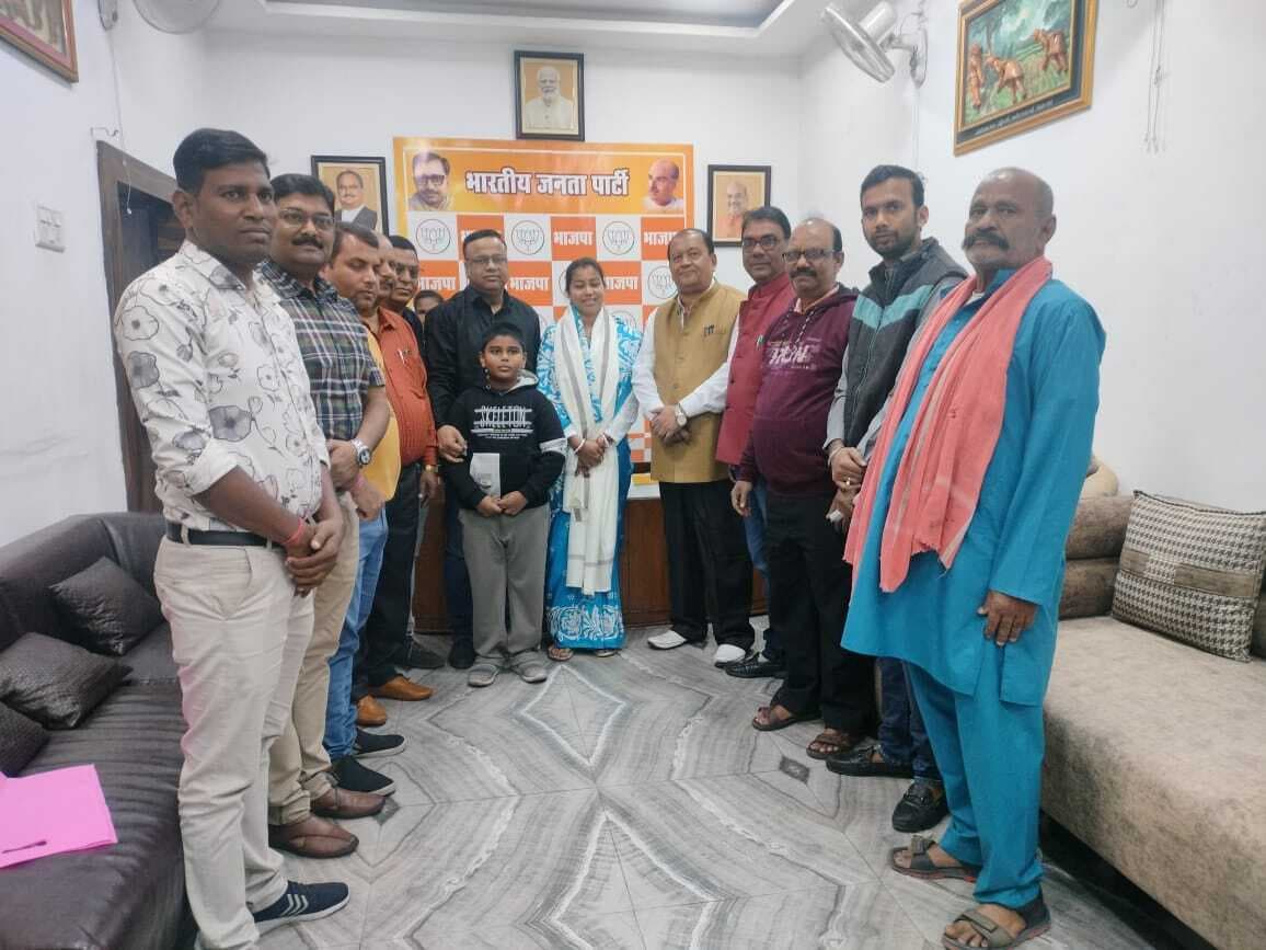 Jamshedpur news. टेल्को चित्रगुप्त समिति ने विधायक पूर्णिमा साहू का किया अभिनंदन