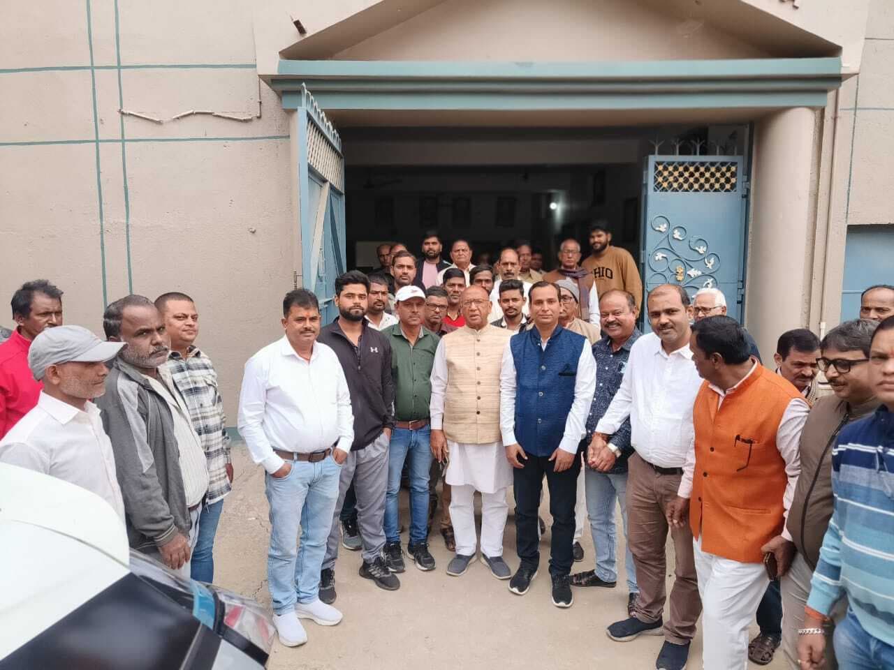 मानगो महावीर कॉलोनी में विधायक सरयू राय का अभिनंदन