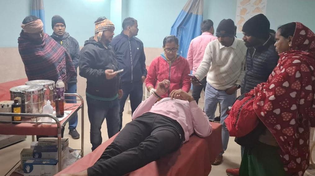 नशेड़ी के हमले से युवक जख्मी, अस्पताल में भर्ती