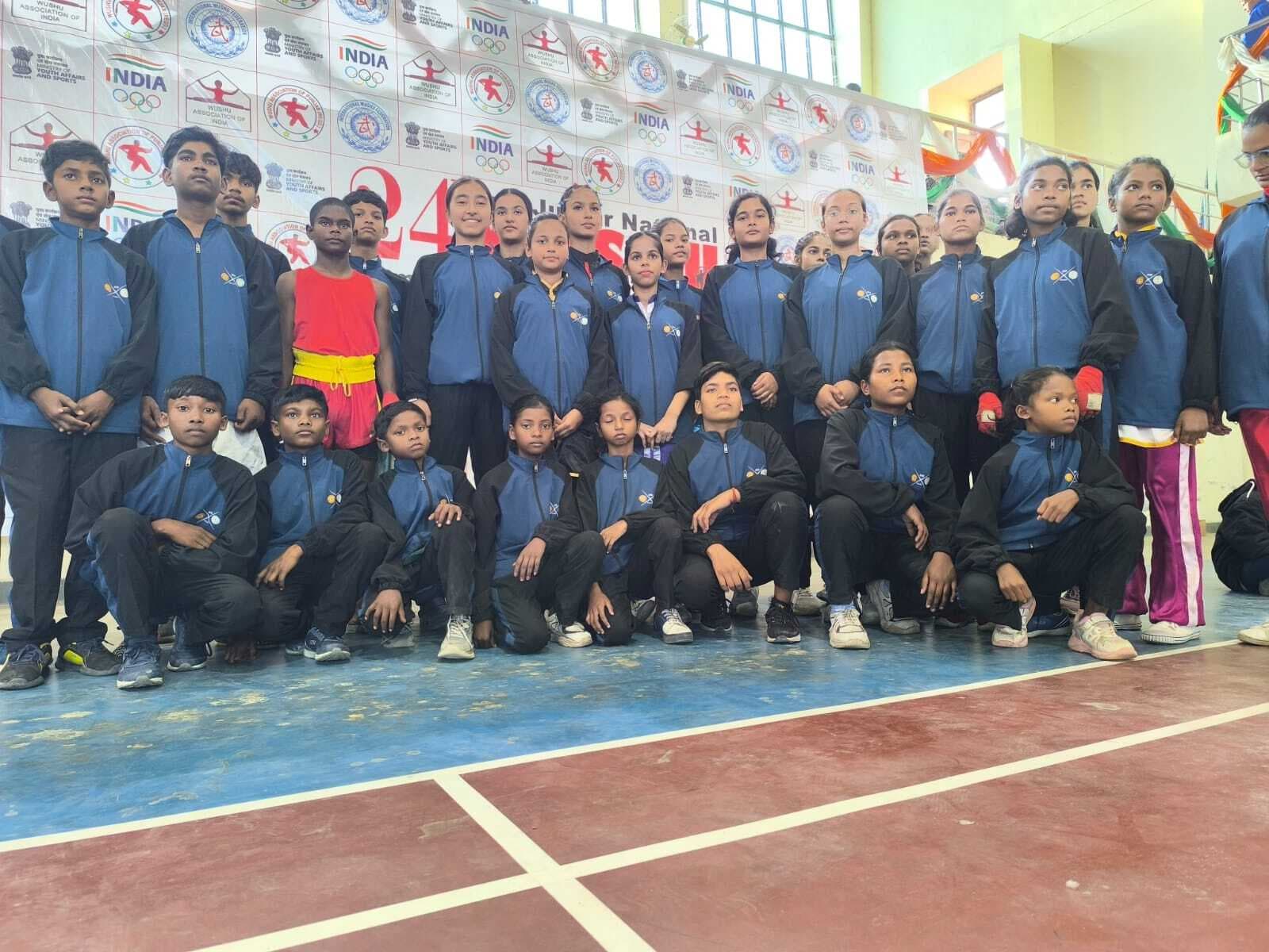 Wushu: जूनियर नेशनल वुश के लिए झारखंड वुशु टीम पंजाब पहुंची