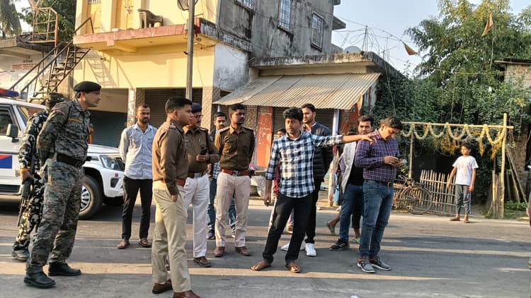 एसपी ने घटना स्थल का लिया जायजा