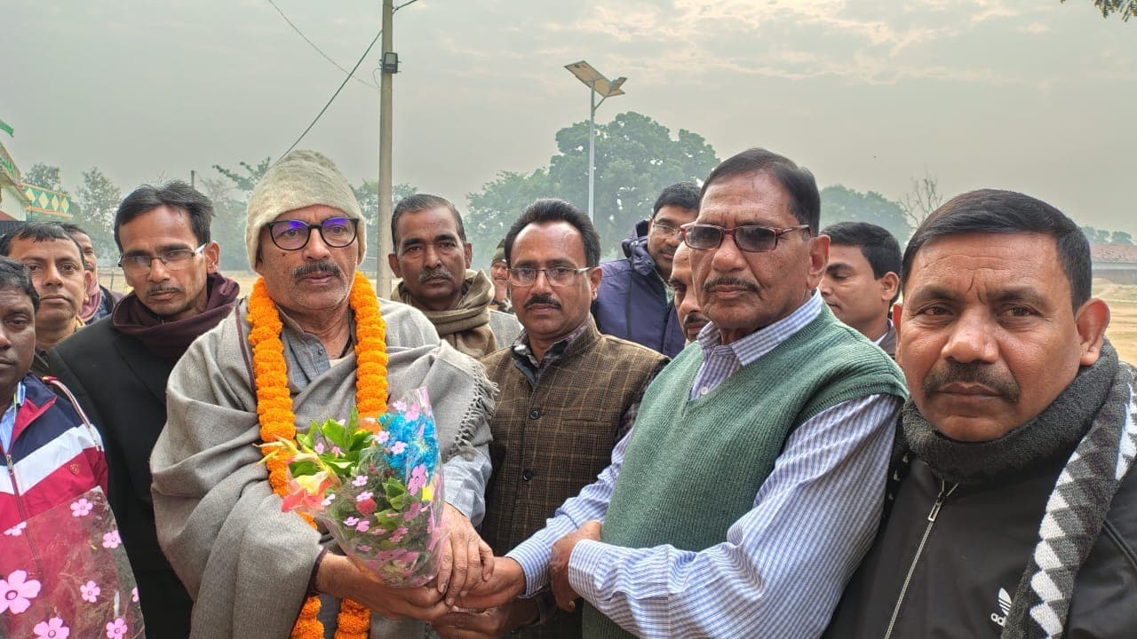 प्राथमिक शिक्षक संघ ने नाला विधायक का किया स्वागत