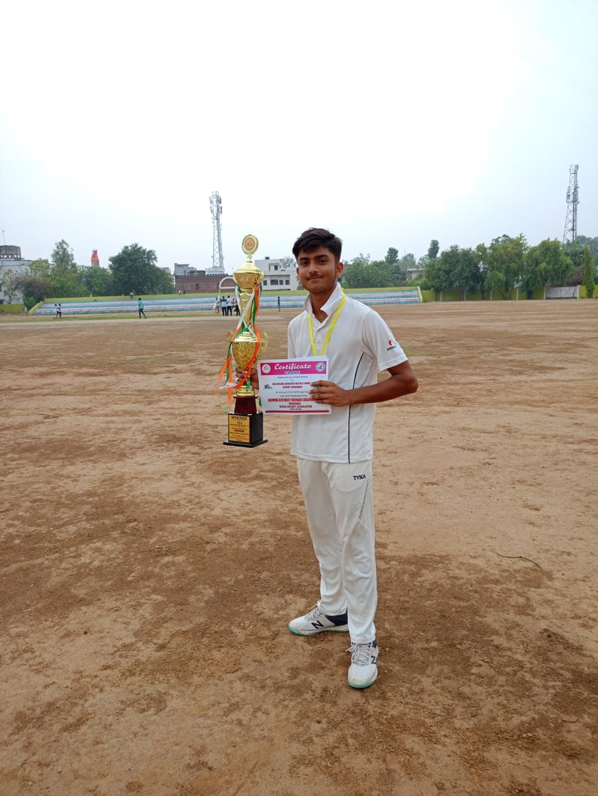 विजय मर्चेंट ट्रॉफी के लिए बिहार टीम में मोतिहारी के सिद्धार्थ का चयन