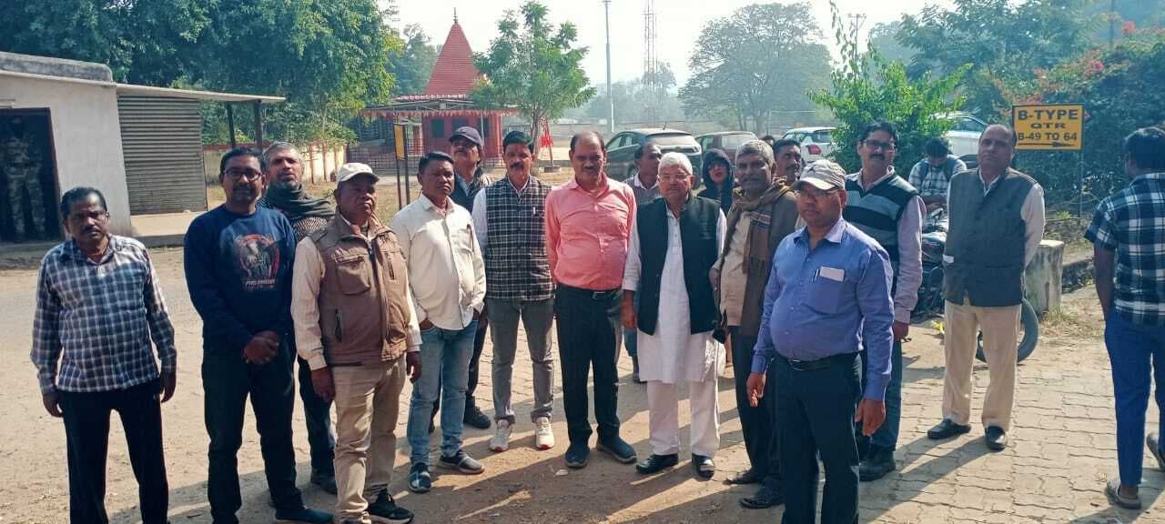 एनके एरिया वेलफेयर टीम ने किया रोहिणी कॉलोनी का निरीक्षण