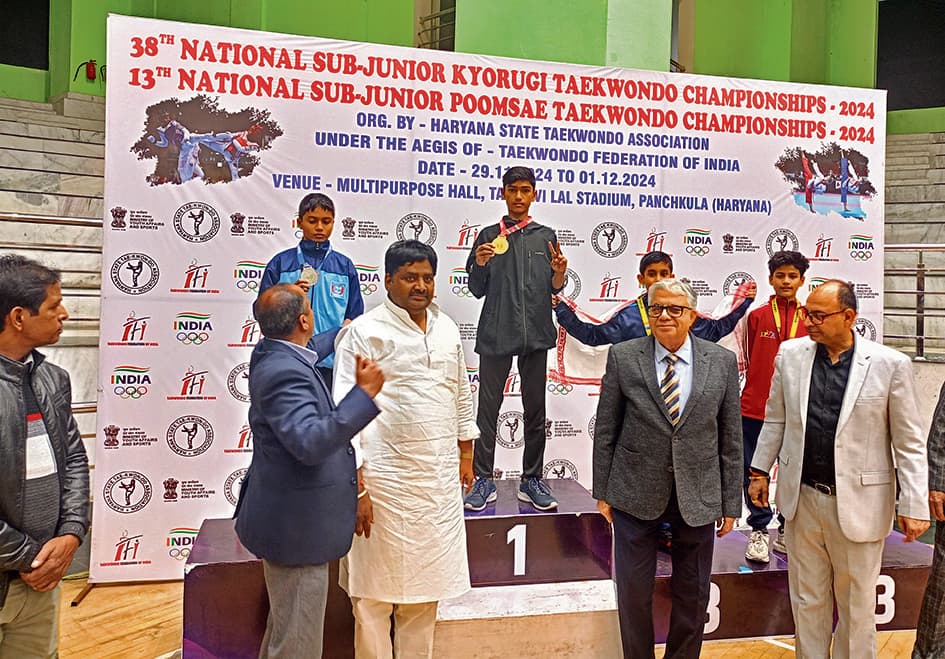 राष्ट्रीय सब जूनियर ताइक्वांडो में बिहार ने एक स्वर्ण समेत चार पदक जीते