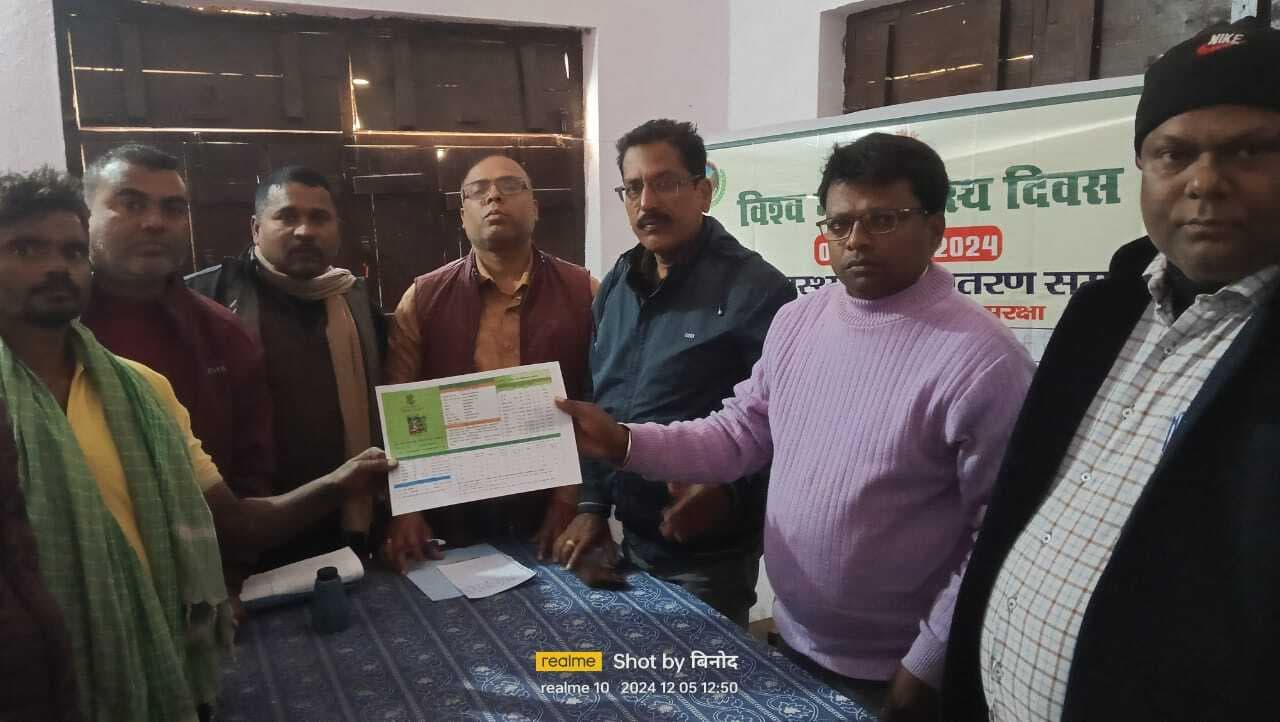 किसानों को दिलायी गयी शपथ