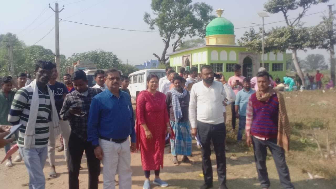 बाईपास निर्माण को लेकर अतिक्रमित स्थल को प्रशासन ने कराया मुक्त