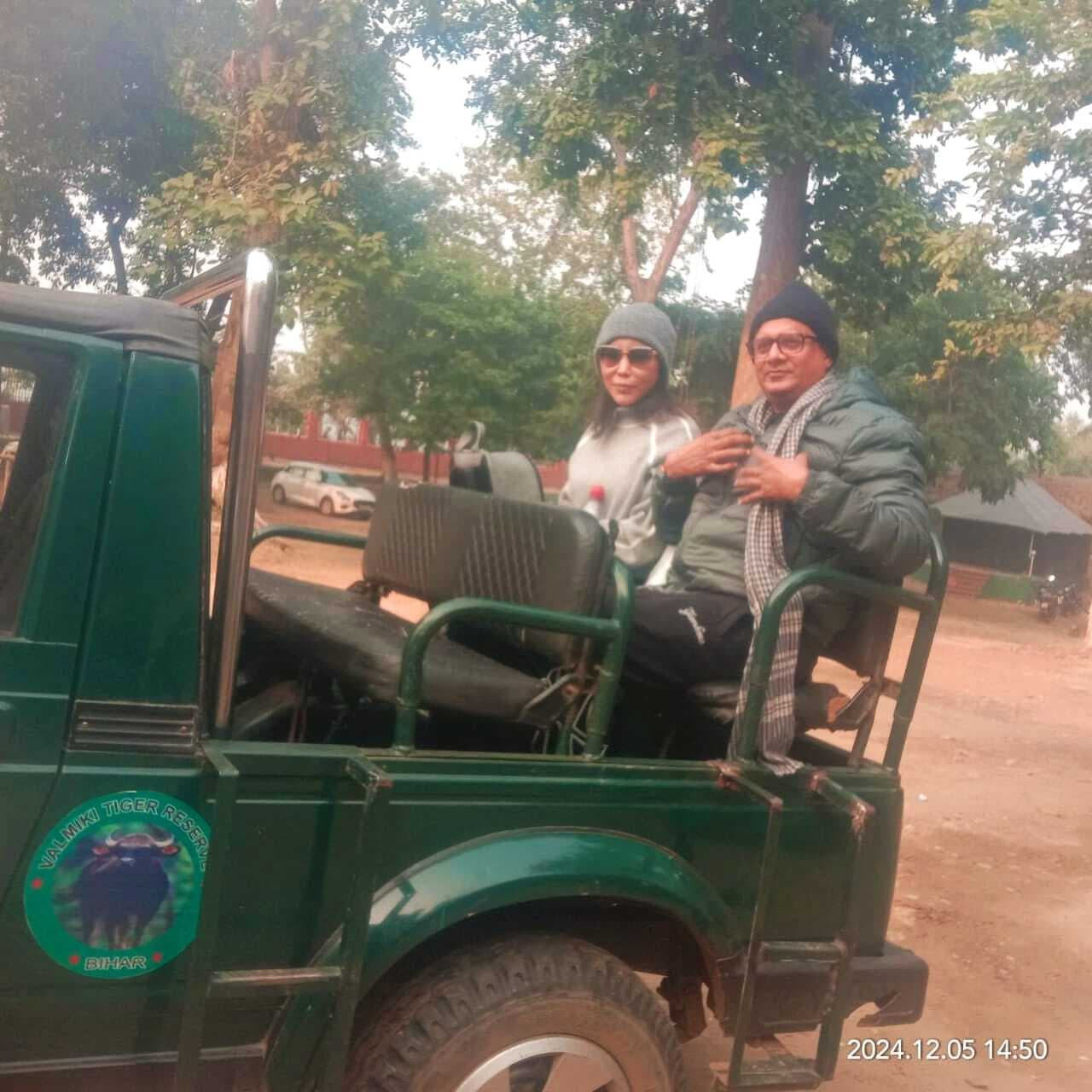 थाईलैंड से आए विदेशी महिला पर्यटक ने वीटीआर की सुंदरता की सराहना