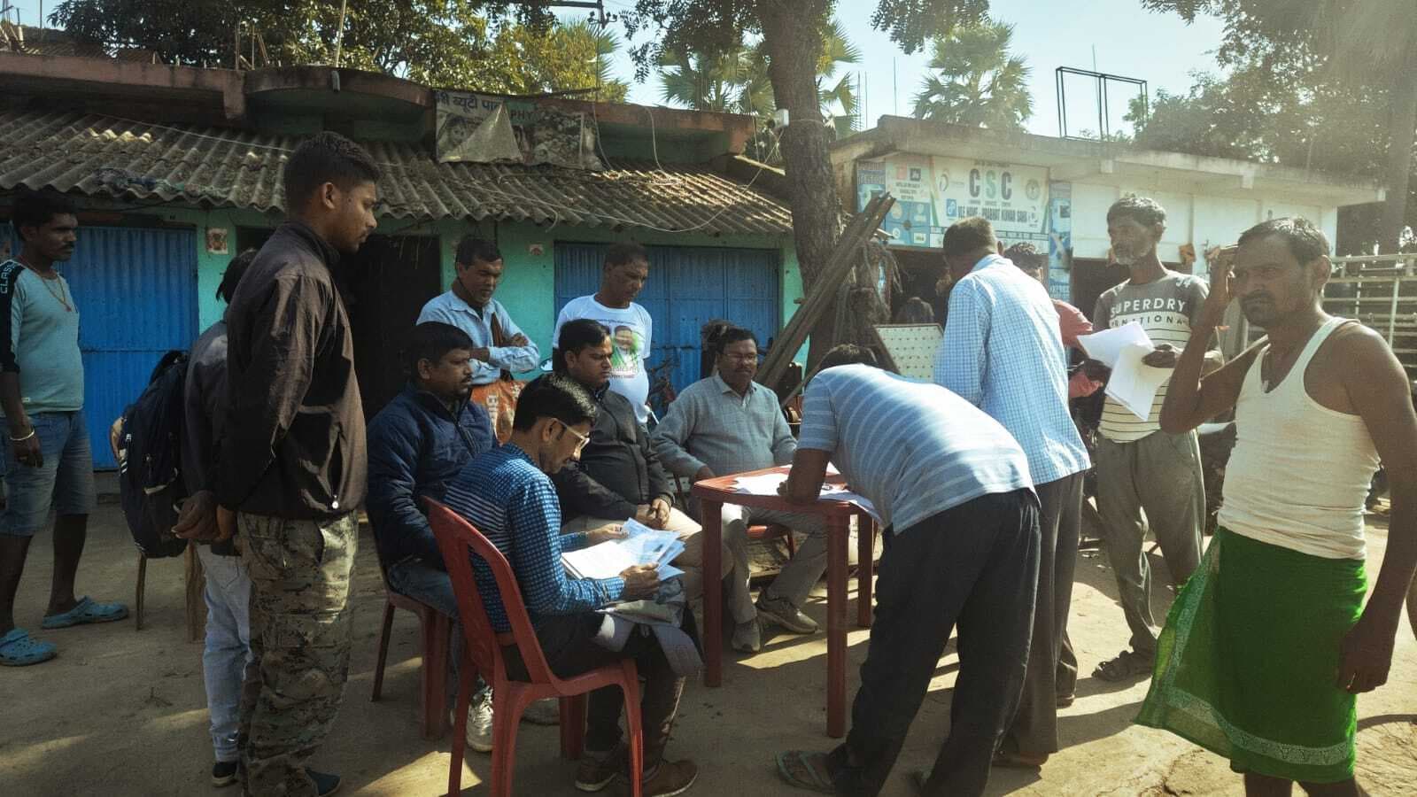 धान अधिप्राप्ति को लेकर लगा रजिस्ट्रेशन कैंप