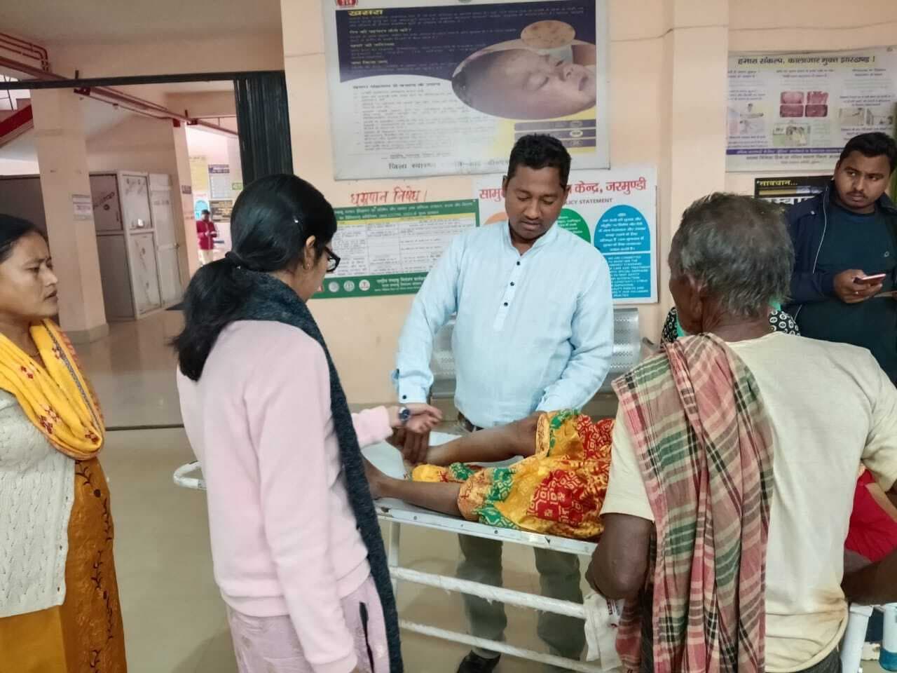 Accident : बाइक के धक्के से राहगीर महिला घायल, रेफर