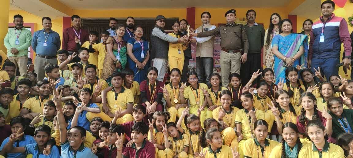 ओवर ऑल विजेता रही सीवी रमन हाउस तो रानी लक्ष्मीबाई हाउस रही द्वितीय