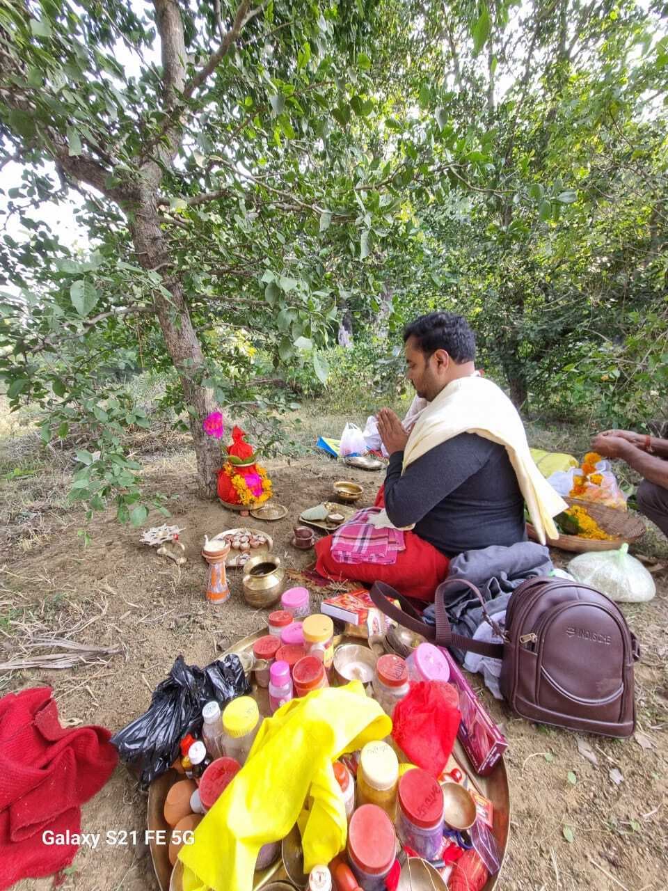 Deoghar News : हेमंती दुर्गा पूजा : माता को दिया गया निमंत्रण, आज बेदी पर होंगी विराजमान