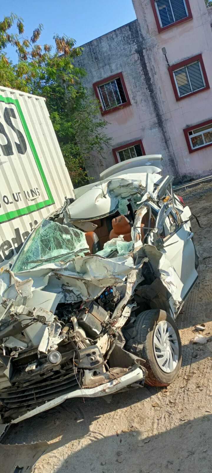 नामकुम के पास ट्रक से टक्कर होने पर टेल्को के युवक की मौत,चार जख्मी