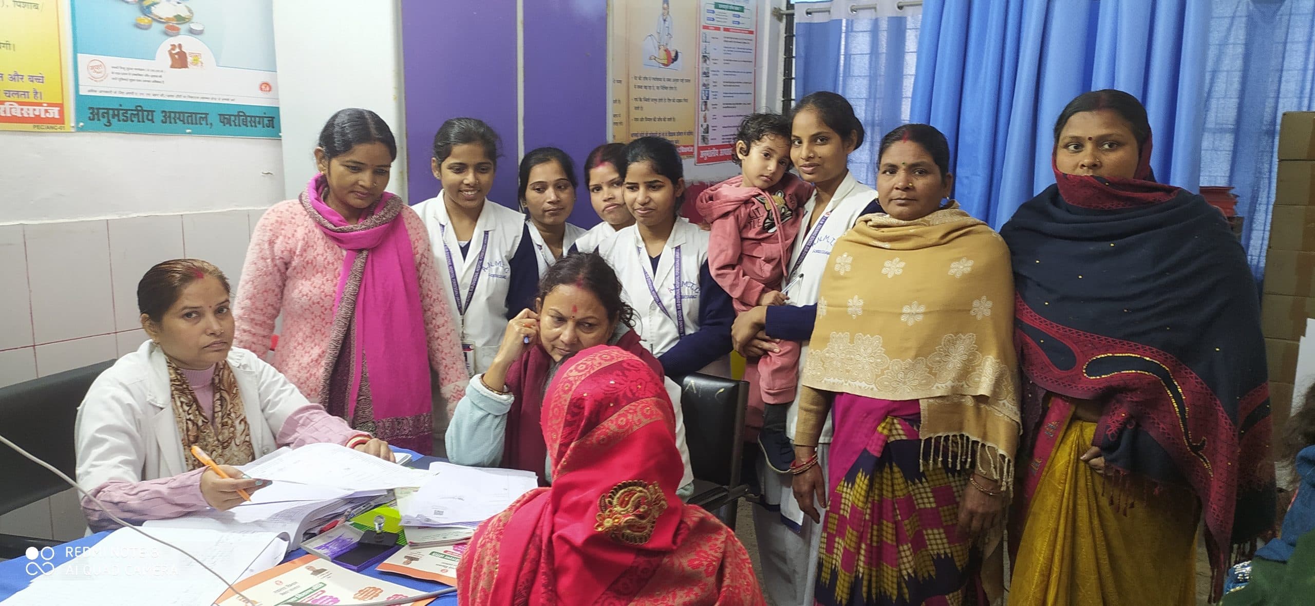 गर्भवती महिलाओं की हुई स्वास्थ्य जांच