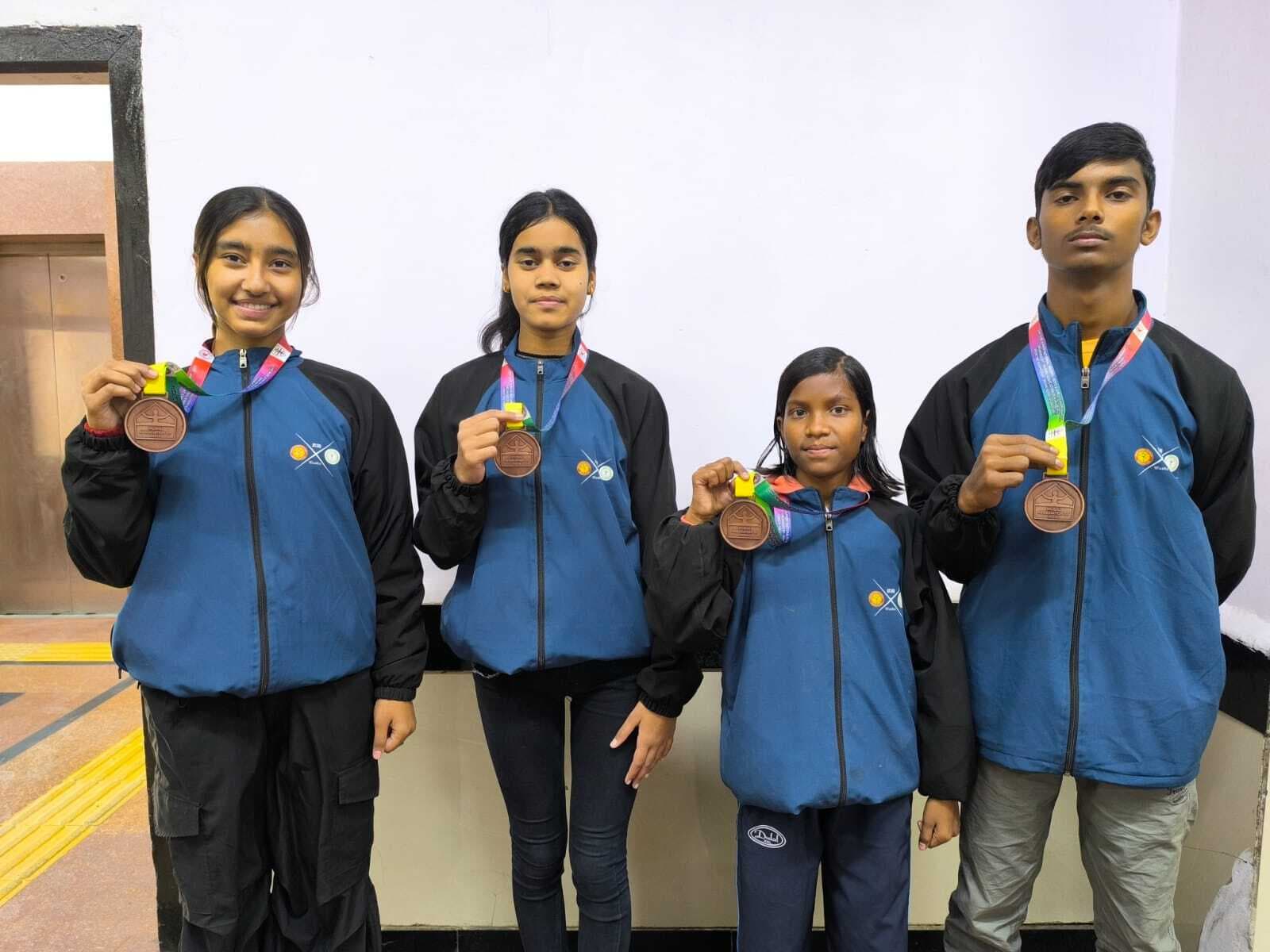 Wushu : झारखंड वुशु टीम ने जीते चार पदक