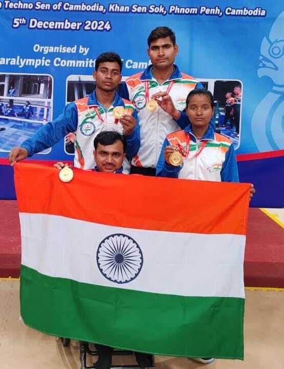 Throwball : गोल्ड जीत रांची लौटे थ्रो बॉल खिलाड़ियों का स्वागत