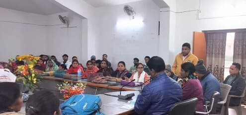 स्वास्थ्य कर्मी को दिया गया प्रशिक्षण