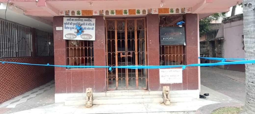 शिव शीतला मंदिर में मां शाकम्भरी के 10 लाख रुपये के गहने की चोरी