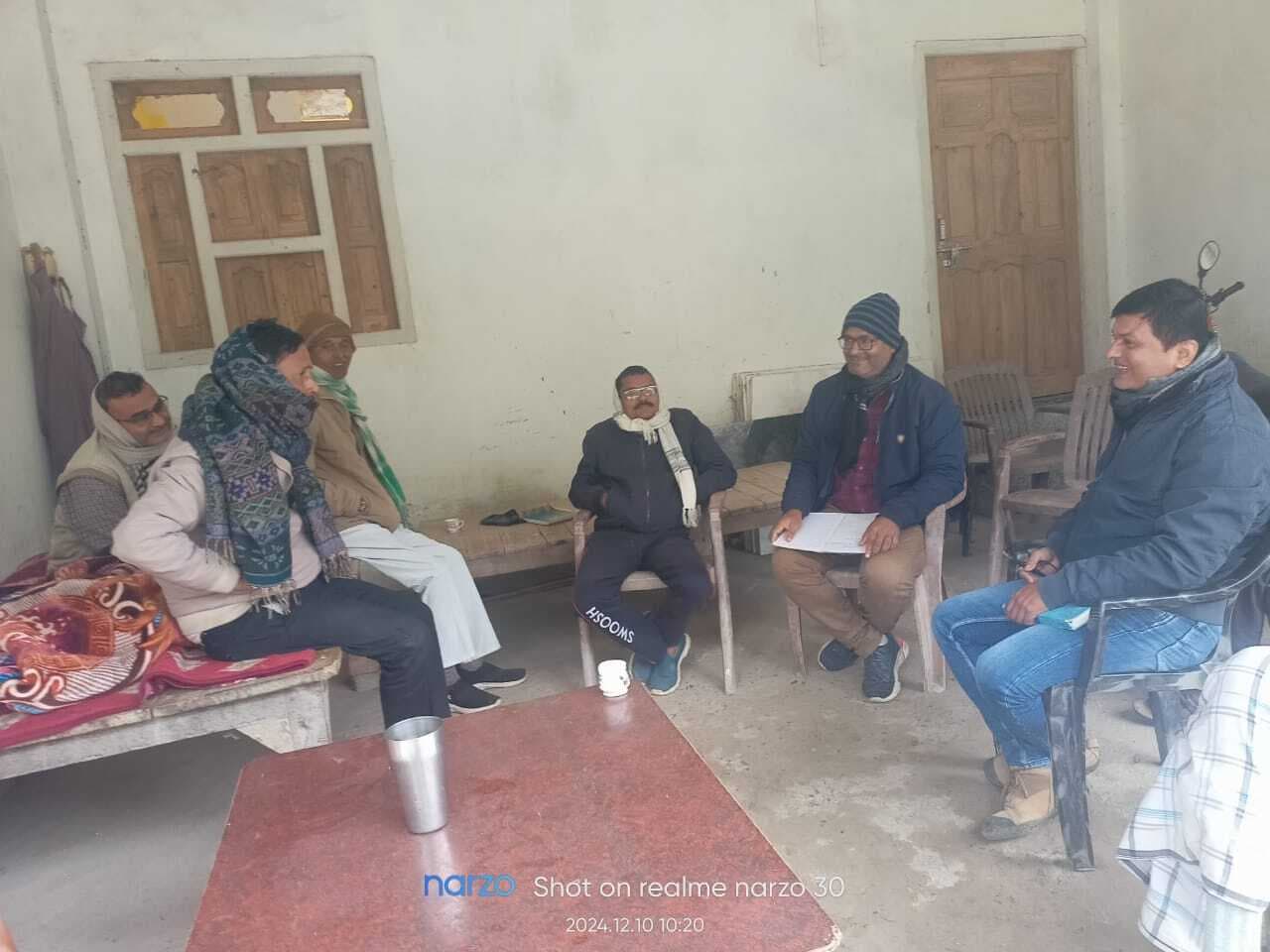 मल्हनी पंचायत में जीपीपीएफटी फोरम का हुआ गठन