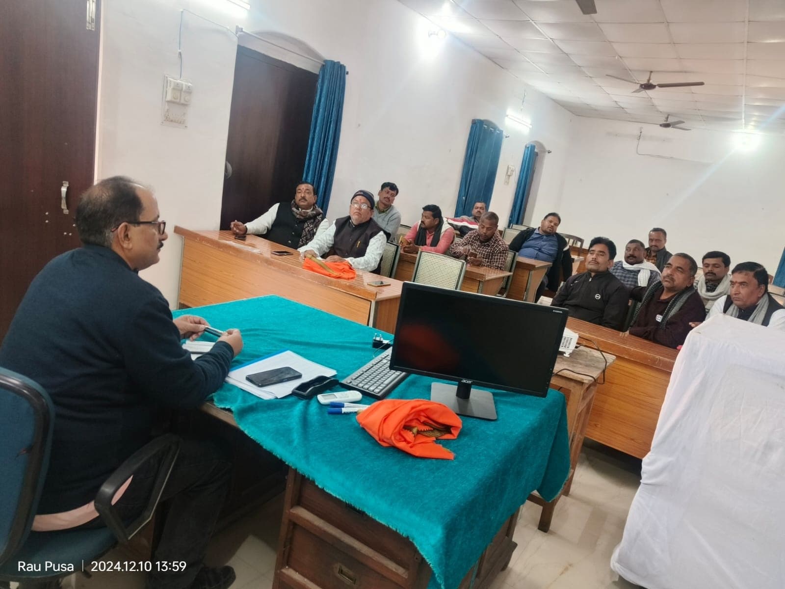 धान अधिप्राप्ति व टैक्स से संबंधित समस्याओं पर हुई चर्चा