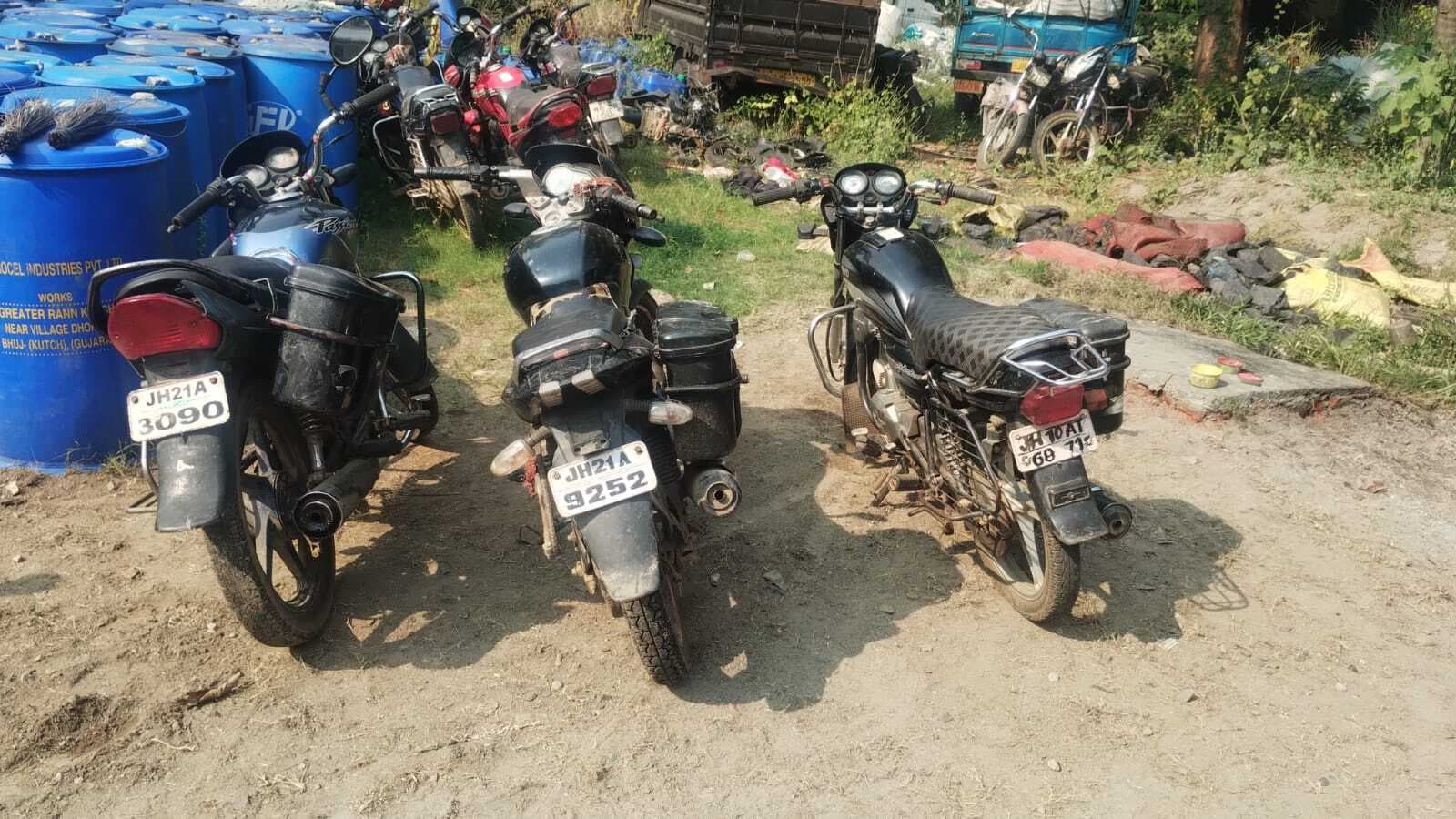 चोरी की तीन बाइकें जब्त, एक आरोपी गिरफ्तार