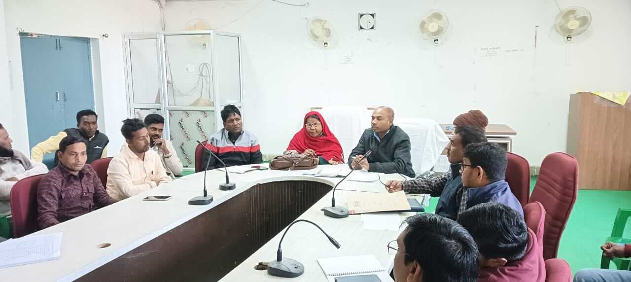 पंसस की बैठक में छाया रहा खराब चापाकल का मुद्दा