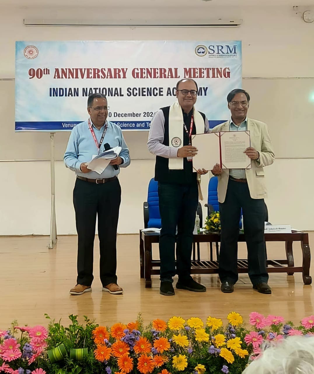 मिहिजाम के डॉ अमित राय को चेन्नई में मिला इनसा अवार्ड