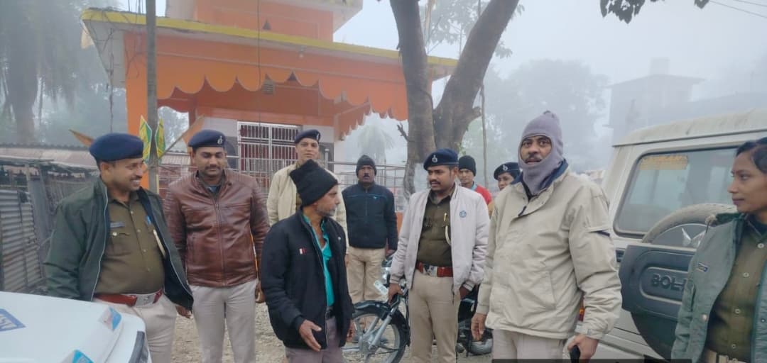 गलगलिया पुलिस ने चलाया सघन वाहन चेकिंग अभियान