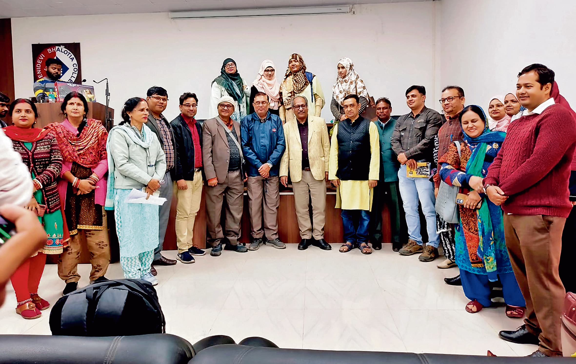 टीडीबी कॉलेज में हिंदी-उर्दू की साझी विरासत पर विशेष व्याख्यान