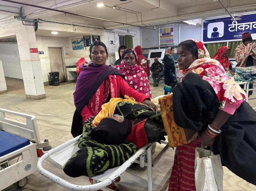 ठंड में इजाफा होने के साथ सदर अस्पताल में बढ़ने लगी मरीजों की संख्या