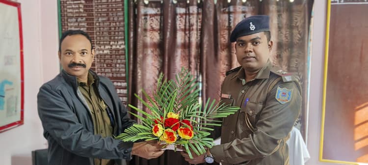 नारायणपुर थाना प्रभारी बने मुराद हसन, किया योगदान