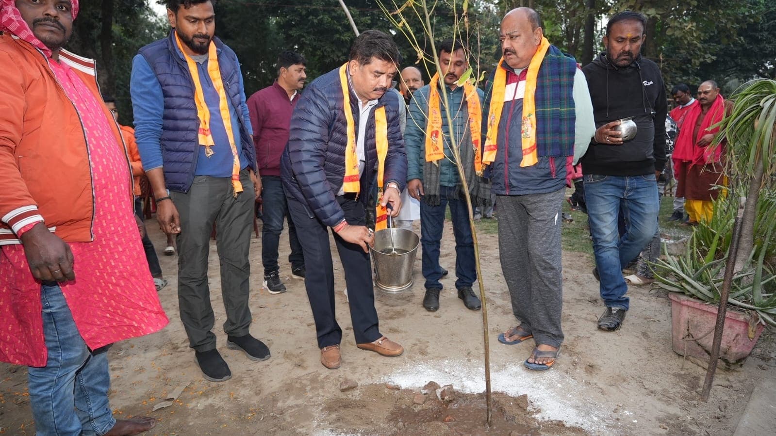 पूर्णिया सिटी के नव निर्मित शिव मंदिर में की गई प्राण प्रतिष्ठा