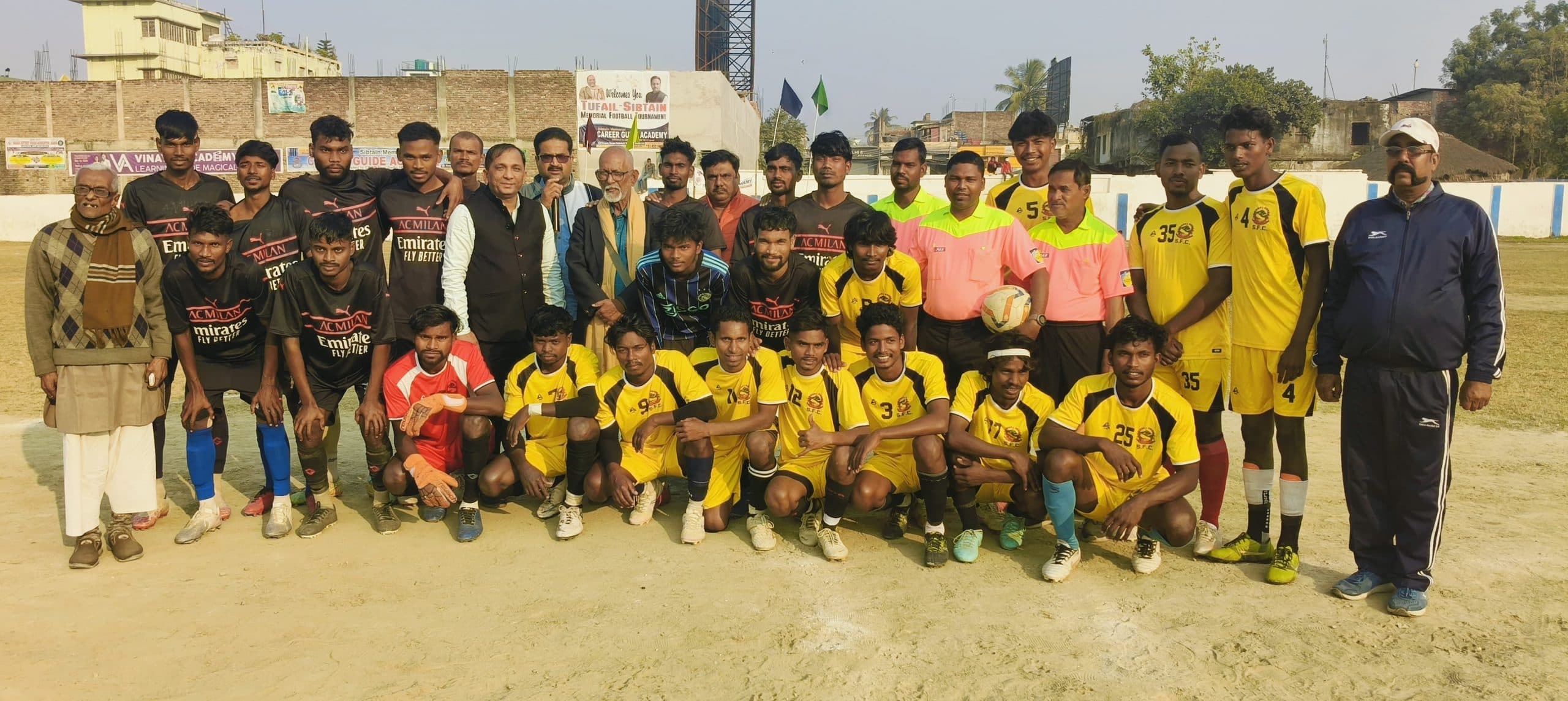 मुंशी बारी संघर्ष फुटबॉल टीम ने नेपाल को हराया