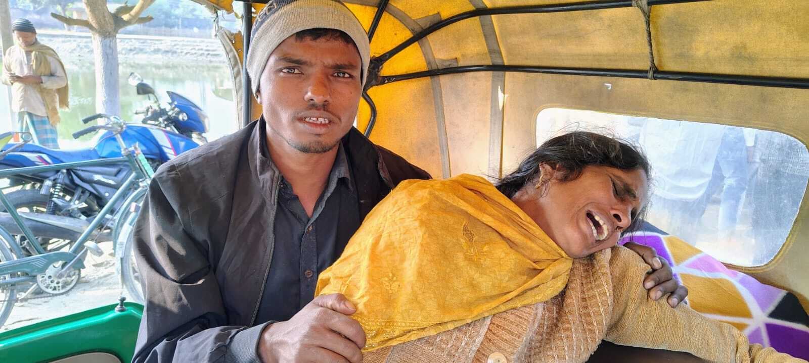 पिकअप व बाइक में हुई टक्कर, बाइक चालक की मौत