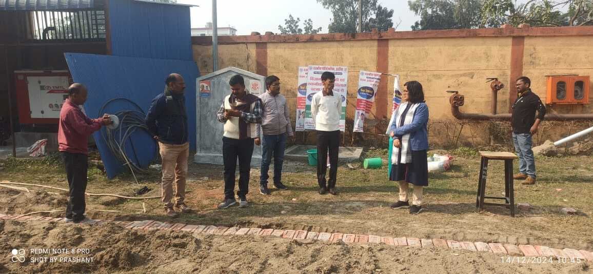 खेल कॉम्प्लेक्स निर्माण कार्य का डीडीसी ने लिया जायजा