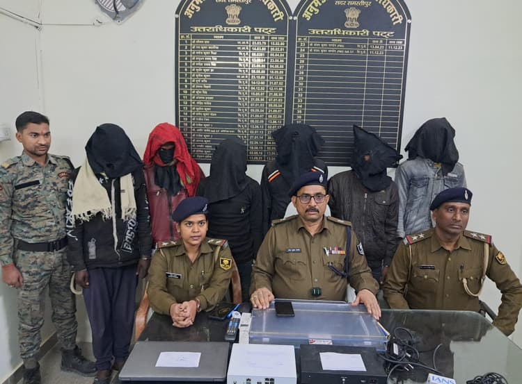 सीमेंट फैक्ट्री में तोड़फोड़ व पुलिस पर हमला करने वाले छह गिरफ्तार